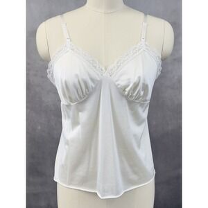 Vintage Deena Camisole Top Womens Size 38 Silky Coquette Balletcore Fairy Girly